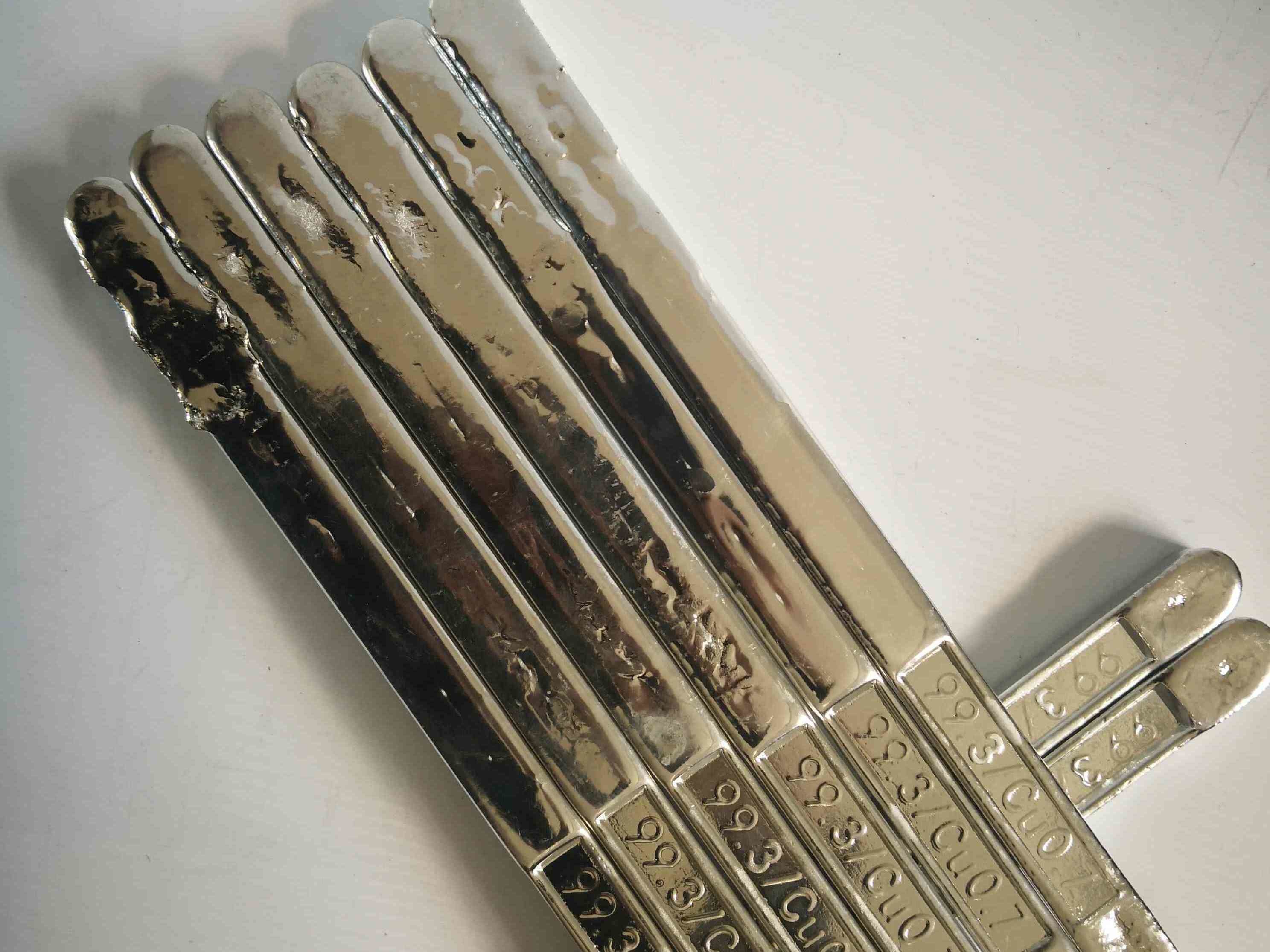 T100 TinCopperNickel Solder Bar Suitable For All Kinds Of Wave Soldering LeadFree Solder Bar