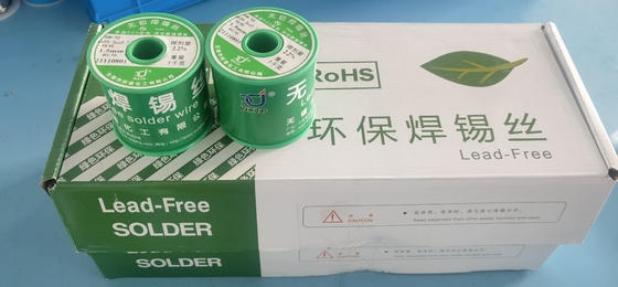 SAC305 0.8 Mm Tin Lead Free Solder Wire 500g Flux Free Solder Wire Bubble Free